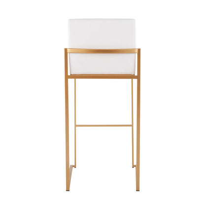 Majestic Office Furniture High Back 30" Fixed-Height Barstool - Set Of 3