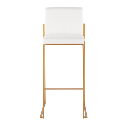 Majestic Office Furniture High Back 30" Fixed-Height Barstool - Set Of 3
