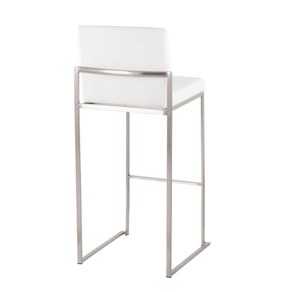 Majestic Office Furniture High Back 30" Fixed-Height Barstool - Set Of 3