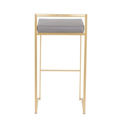 Majestic Office Furniture Stacker 30" Fixed-Height Barstool - Set Of 3
