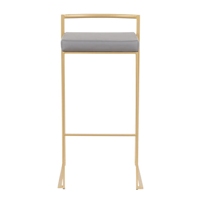 Majestic Office Furniture Stacker 30" Fixed-Height Barstool - Set Of 3