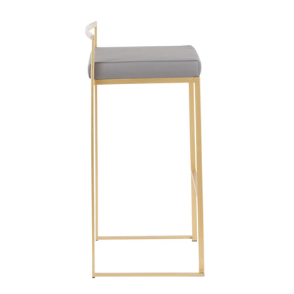 Majestic Office Furniture Stacker 30" Fixed-Height Barstool - Set Of 3