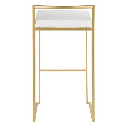 Majestic Office Furniture Stacker 30" Fixed-Height Barstool - Set Of 3