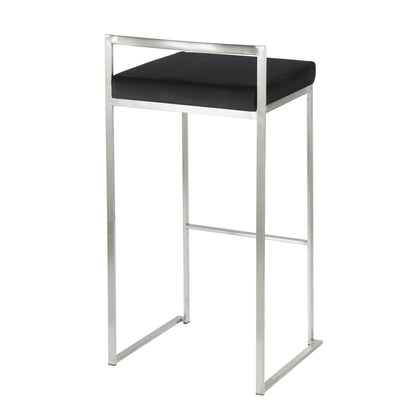 Majestic Office Furniture Stacker 30" Fixed-Height Barstool - Set Of 3