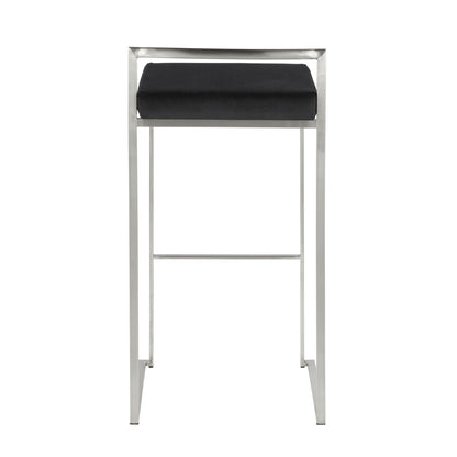 Majestic Office Furniture Stacker 30" Fixed-Height Barstool - Set Of 3