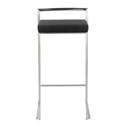 Majestic Office Furniture Stacker 30" Fixed-Height Barstool - Set Of 3