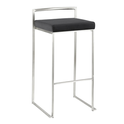Majestic Office Furniture Stacker 30" Fixed-Height Barstool - Set Of 3