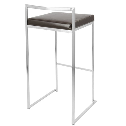 Majestic Office Furniture Stacker 30" Fixed-Height Barstool - Set Of 3