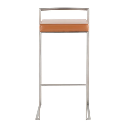 Majestic Office Furniture Stacker 30" Fixed-Height Barstool - Set Of 3