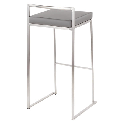 Majestic Office Furniture Stacker 30" Fixed-Height Barstool - Set Of 3