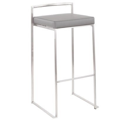 Majestic Office Furniture Stacker 30" Fixed-Height Barstool - Set Of 3