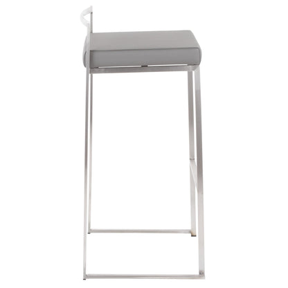 Majestic Office Furniture Stacker 30" Fixed-Height Barstool - Set Of 3