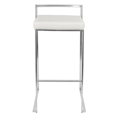 Majestic Office Furniture Stacker 30" Fixed-Height Barstool - Set Of 3