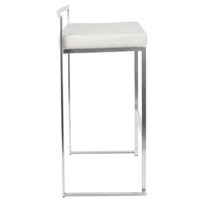 Majestic Office Furniture Stacker 30" Fixed-Height Barstool - Set Of 3