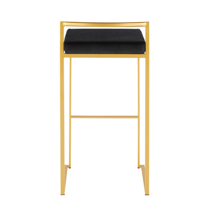 Majestic Office Furniture Stacker 30" Fixed-Height Barstool - Set Of 3