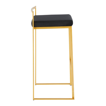 Majestic Office Furniture Stacker 30" Fixed-Height Barstool - Set Of 3