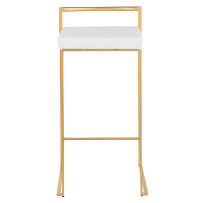 Majestic Office Furniture Stacker 30" Fixed-Height Barstool - Set Of 3