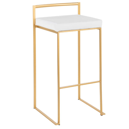 Majestic Office Furniture Stacker 30" Fixed-Height Barstool - Set Of 3