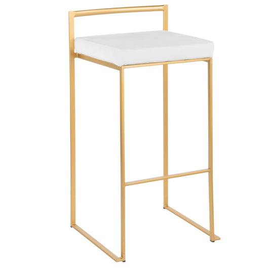 Majestic Office Furniture Stacker 30" Fixed-Height Barstool - Set Of 3