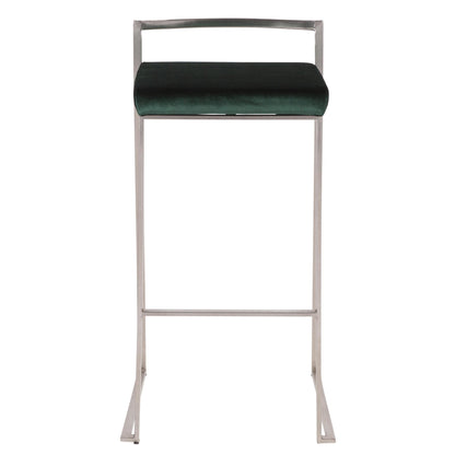 Majestic Office Furniture Stacker 30" Fixed-Height Barstool - Set Of 3