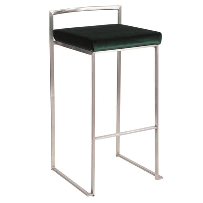 Majestic Office Furniture Stacker 30" Fixed-Height Barstool - Set Of 3