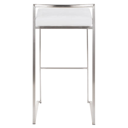Majestic Office Furniture Stacker 30" Fixed-Height Barstool - Set Of 3