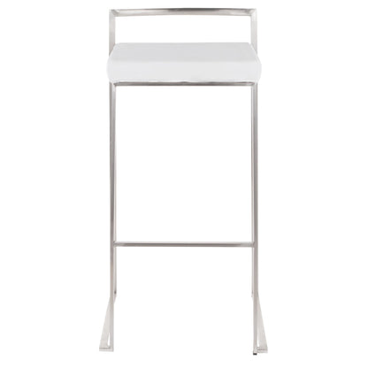 Majestic Office Furniture Stacker 30" Fixed-Height Barstool - Set Of 3