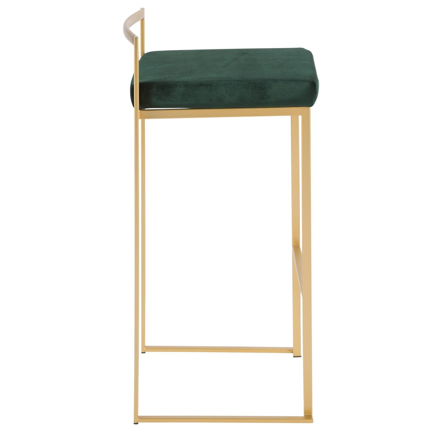 Majestic Office Furniture Stacker 30" Fixed-Height Barstool - Set of 2