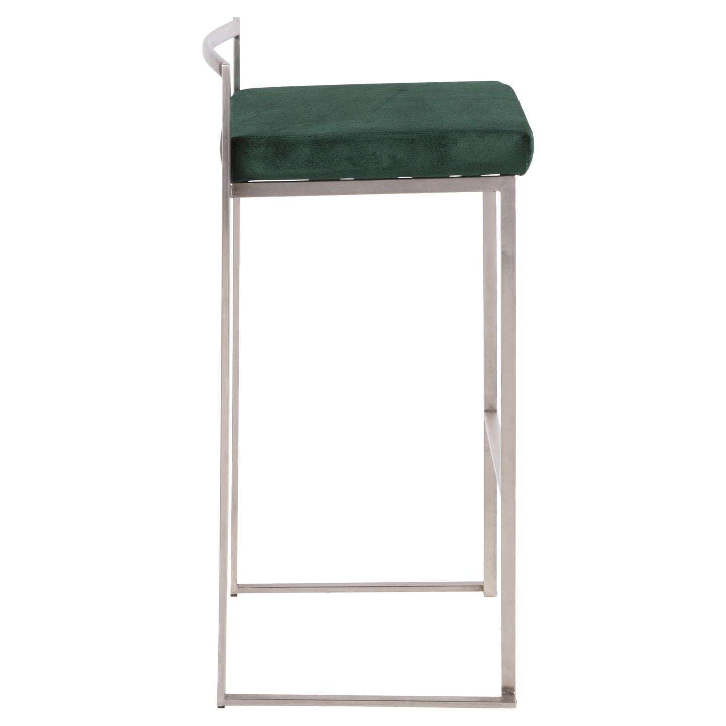Majestic Office Furniture Stacker 30" Fixed-Height Barstool - Set of 2