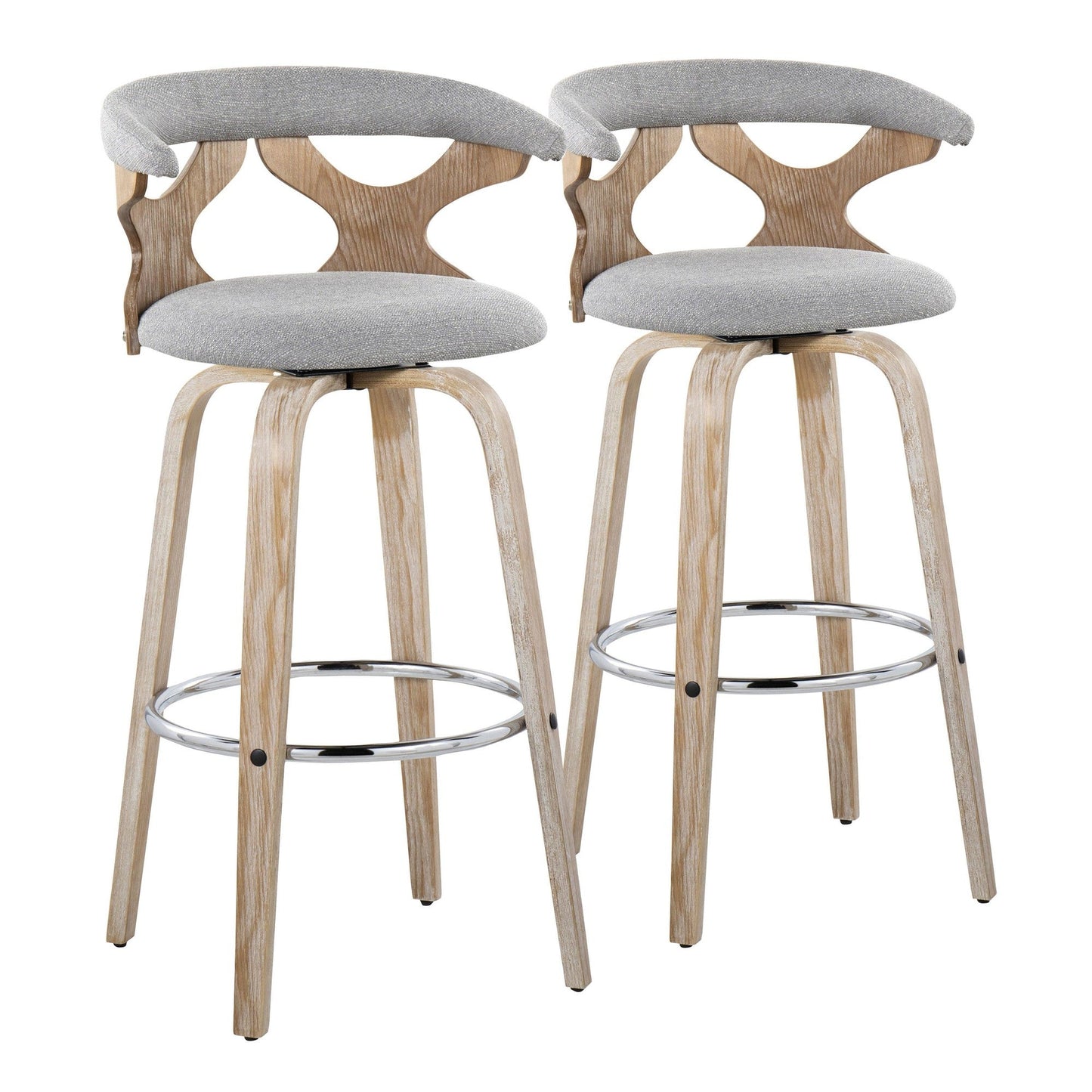 Majestic Office Furniture 30" Fixed-Height Barstool - Set of 2