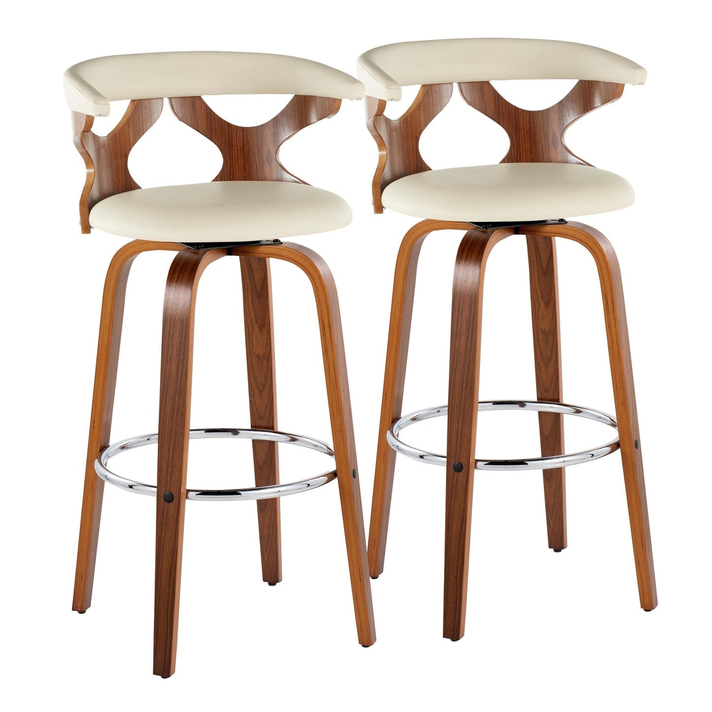 Majestic Office Furniture 30" Fixed-Height Barstool - Set of 2