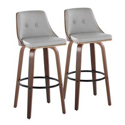 Majestic Office Furniture 30" Fixed-Height Barstool - Set of 2