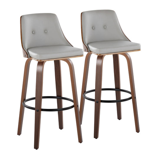 Majestic Office Furniture 30" Fixed-Height Barstool - Set of 2