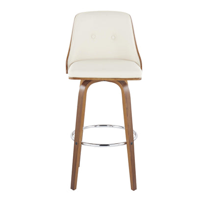 Majestic Office Furniture 30" Fixed-Height Barstool - Set of 2