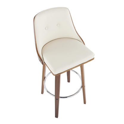 Majestic Office Furniture 30" Fixed-Height Barstool - Set of 2