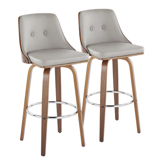 Majestic Office Furniture 30" Fixed-Height Barstool - Set of 2