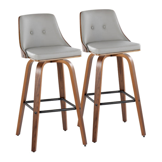 Majestic Office Furniture 30" Fixed-Height Barstool - Set of 2