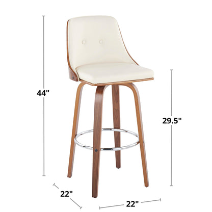 Majestic Office Furniture 30" Fixed-Height Barstool - Set of 2