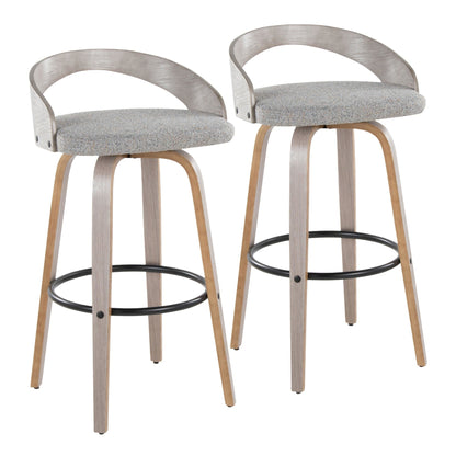 Majestic Office Furniture 30" Fixed-Height Barstool - Set of 2