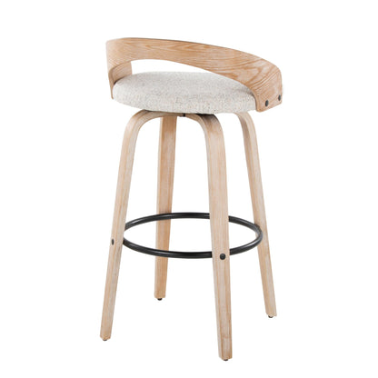 Majestic Office Furniture 30" Fixed-Height Barstool - Set of 2