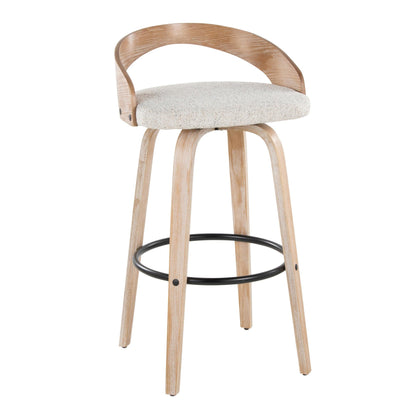 Majestic Office Furniture 30" Fixed-Height Barstool - Set of 2