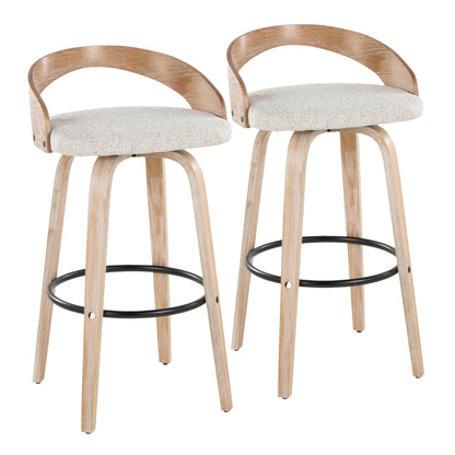Majestic Office Furniture 30" Fixed-Height Barstool - Set of 2