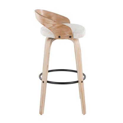 Majestic Office Furniture 30" Fixed-Height Barstool - Set of 2