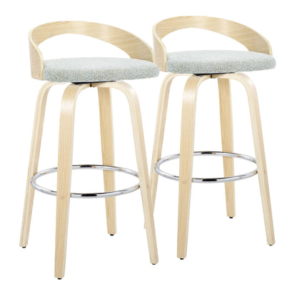 Majestic Office Furniture 30" Fixed-Height Barstool - Set of 2