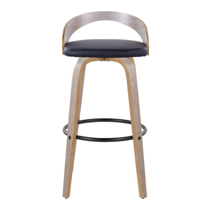 Majestic Office Furniture 30" Fixed-Height Barstool - Set of 2