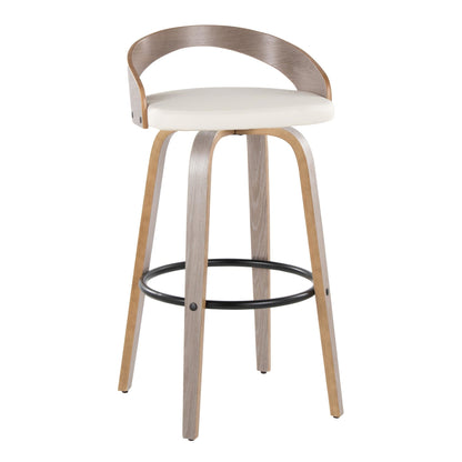Majestic Office Furniture 30" Fixed-Height Barstool - Set of 2