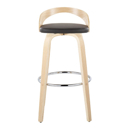 Majestic Office Furniture 30" Fixed-Height Barstool - Set of 2