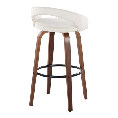 Majestic Office Furniture Upholstered 30" Fixed-Height Barstool - Set of 2