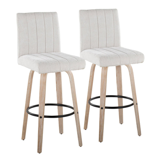 Majestic Office Furniture 30" Fixed-Height Barstool - Set of 2