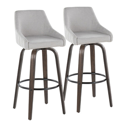 Majestic Office Furniture 30" Fixed-Height Barstool - Set of 2